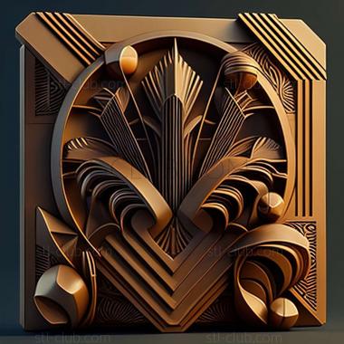 3D model art deco (STL)